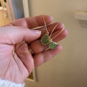 Kendra Scott mint quartz Dee earrings